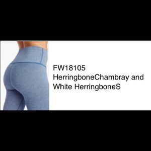 NWT DYI blue herringbone tights